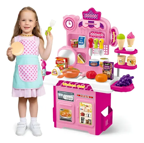COCINA MINI ROSADA - 2