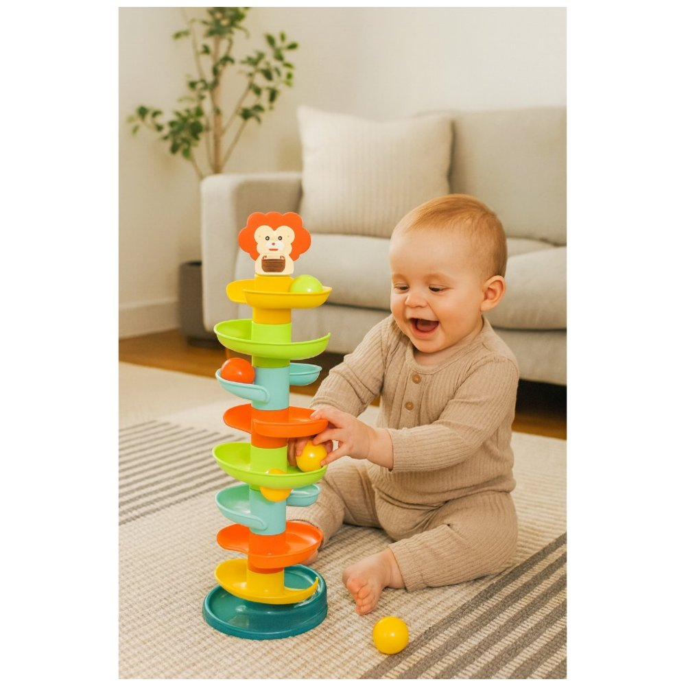 SET DE JUEGO GIRA LA PELOTA PARA BEBE HUANGER - 2
