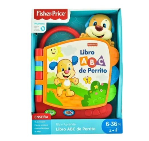 LIBRO FISHER PRICE PERRITO RIE Y APRENDE DLH74 - 1