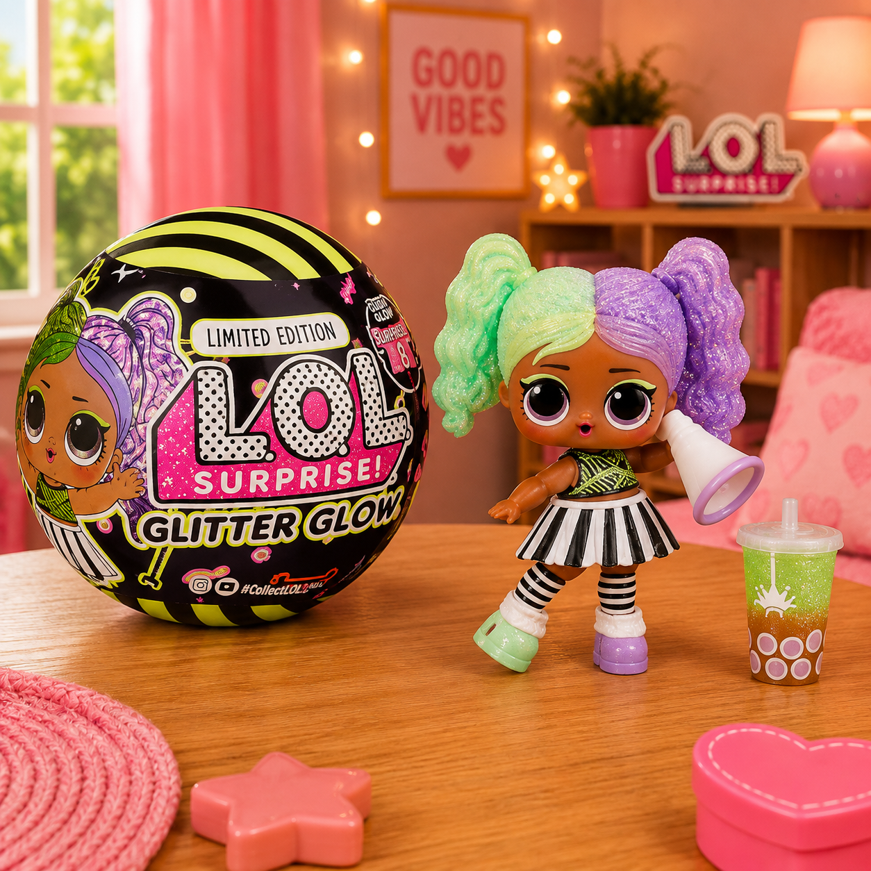 ESFERA LOL SURPRISE GLITTER GLOW - 1