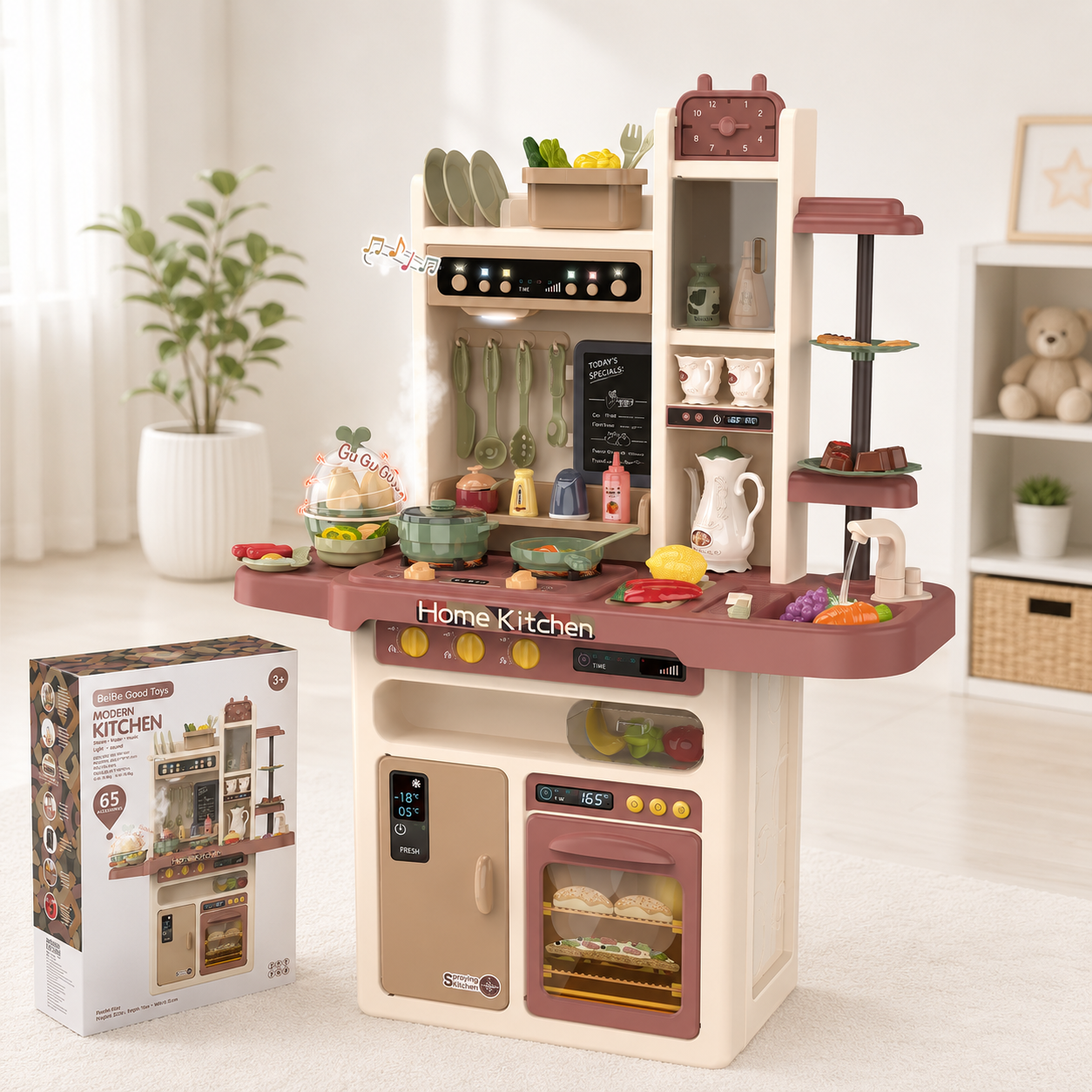 SET COCINA JUGUETE 65 PCS - 1