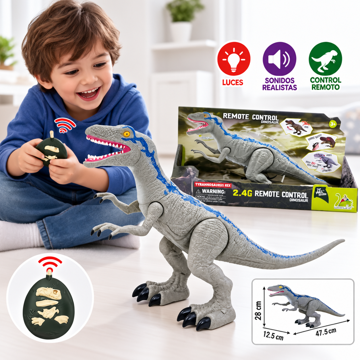 DINOSAURIO A CONTROL REMOTO - 2