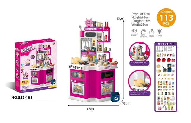 SET DE COCINA PARA JUEGO CON 113 PIEZAS - 1