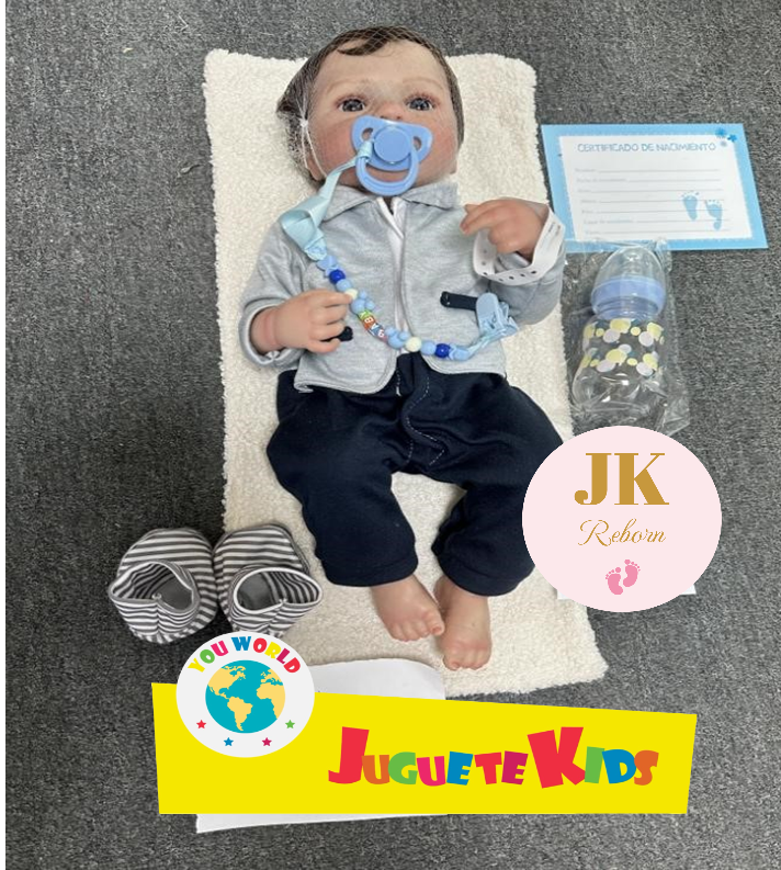 MUÑECA REBORN REALISTA CON ACCESORIOS - 1