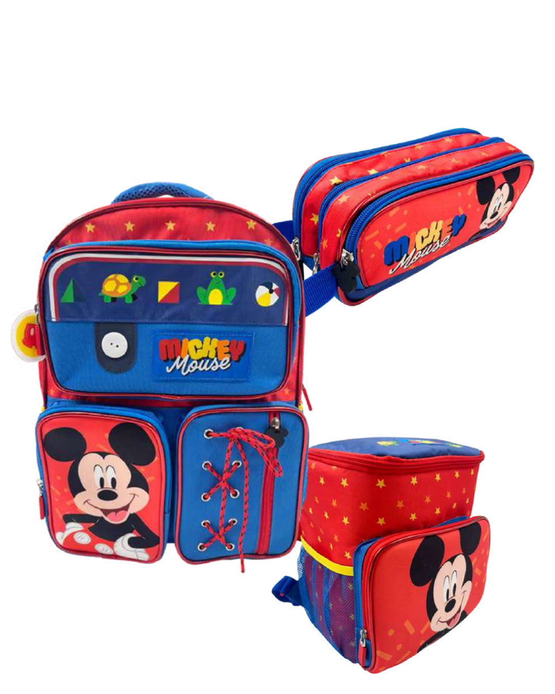 SET ESCOLAR MOCHILA NIDO CON ACCESORIOS DE MICKEY - 1
