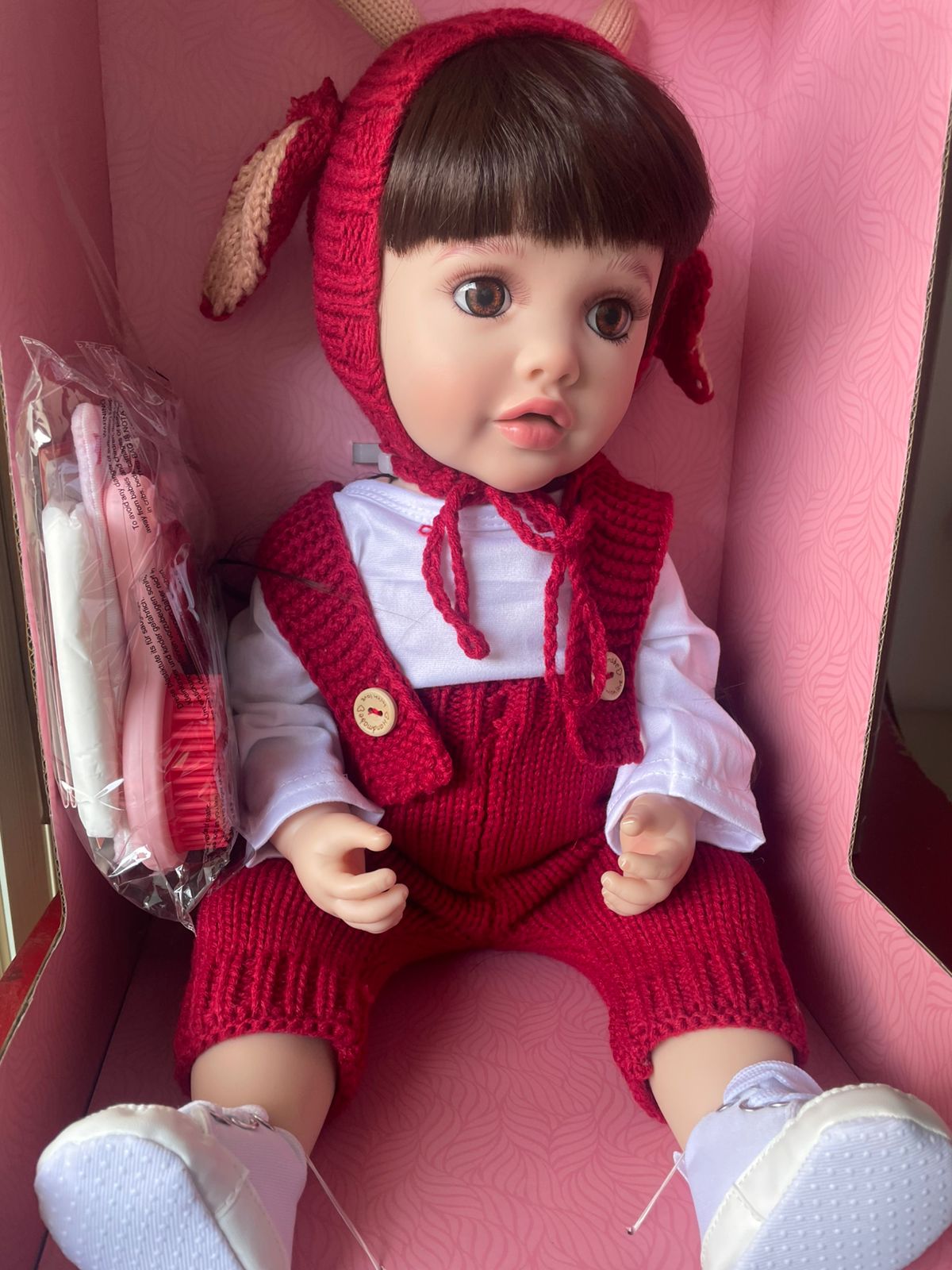 MUÑECA CON SONIDO RESPONDE A LA VOZ
ALTURA 
65CM
CON ACCESORIOS - 3