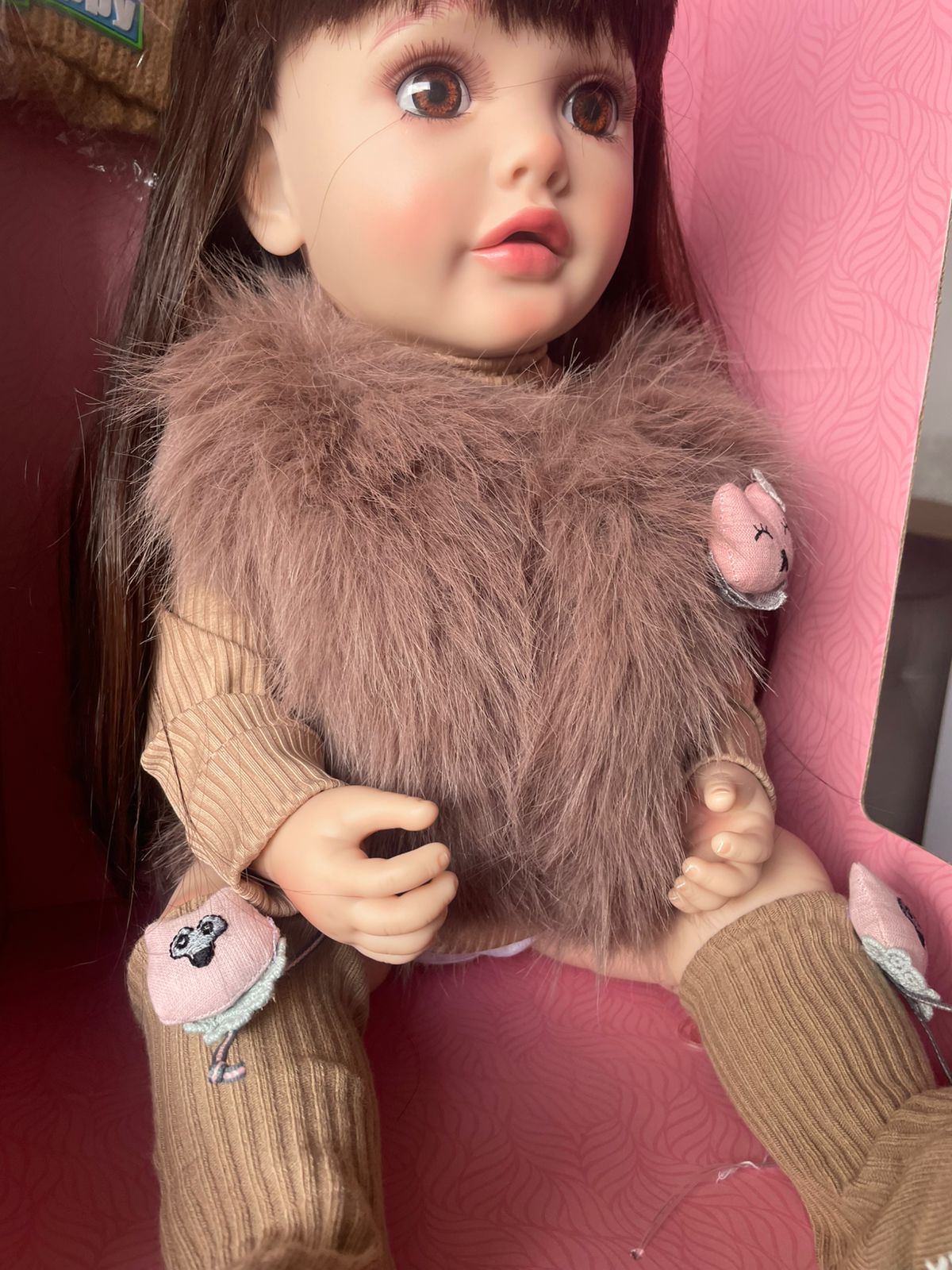 MUÑECA CON SONIDO RESPONDE A LA VOZ
ALTURA
65CM
CON ACCESORIOS - 2