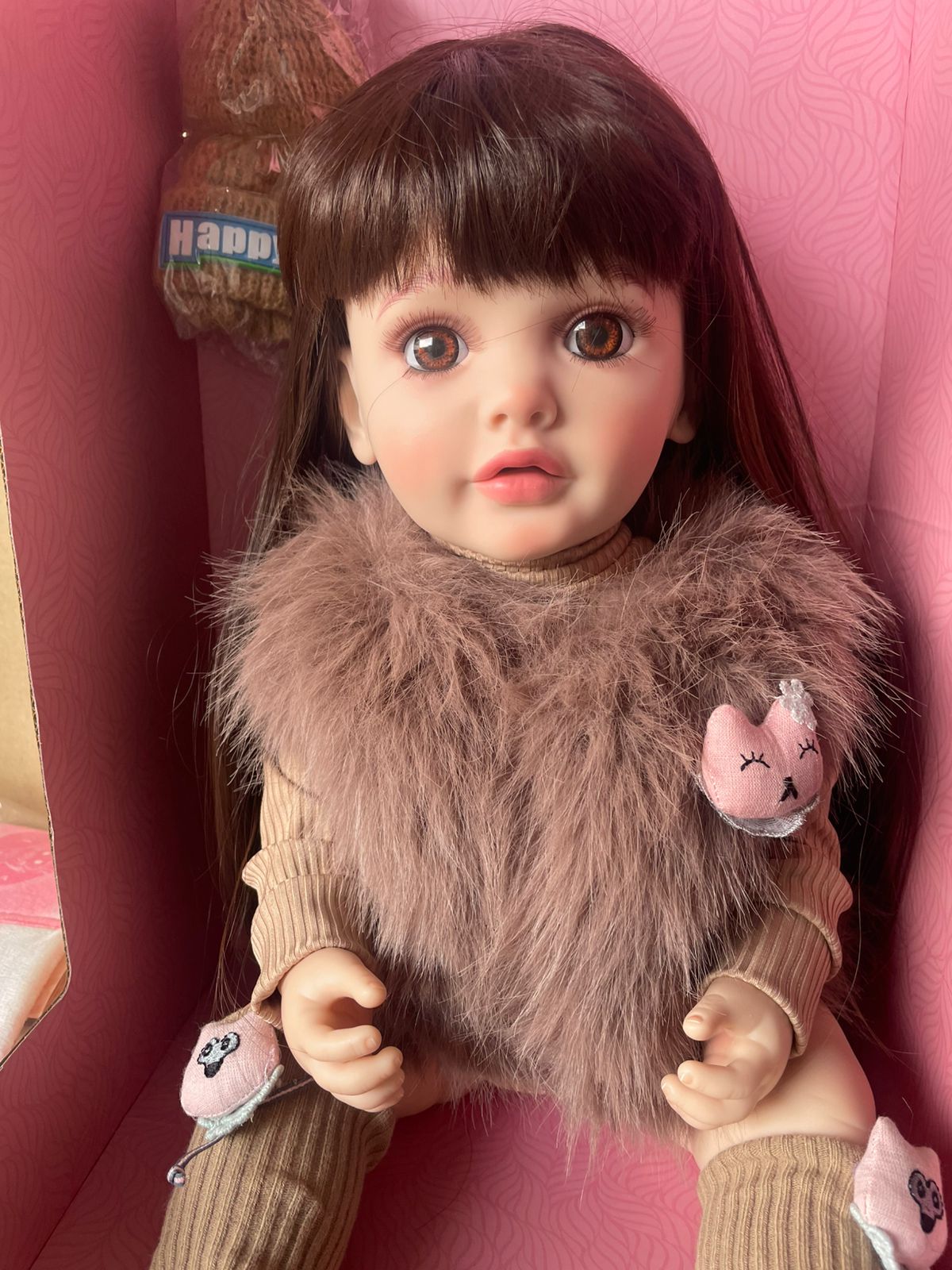 MUÑECA CON SONIDO RESPONDE A LA VOZ
ALTURA
65CM
CON ACCESORIOS - 3