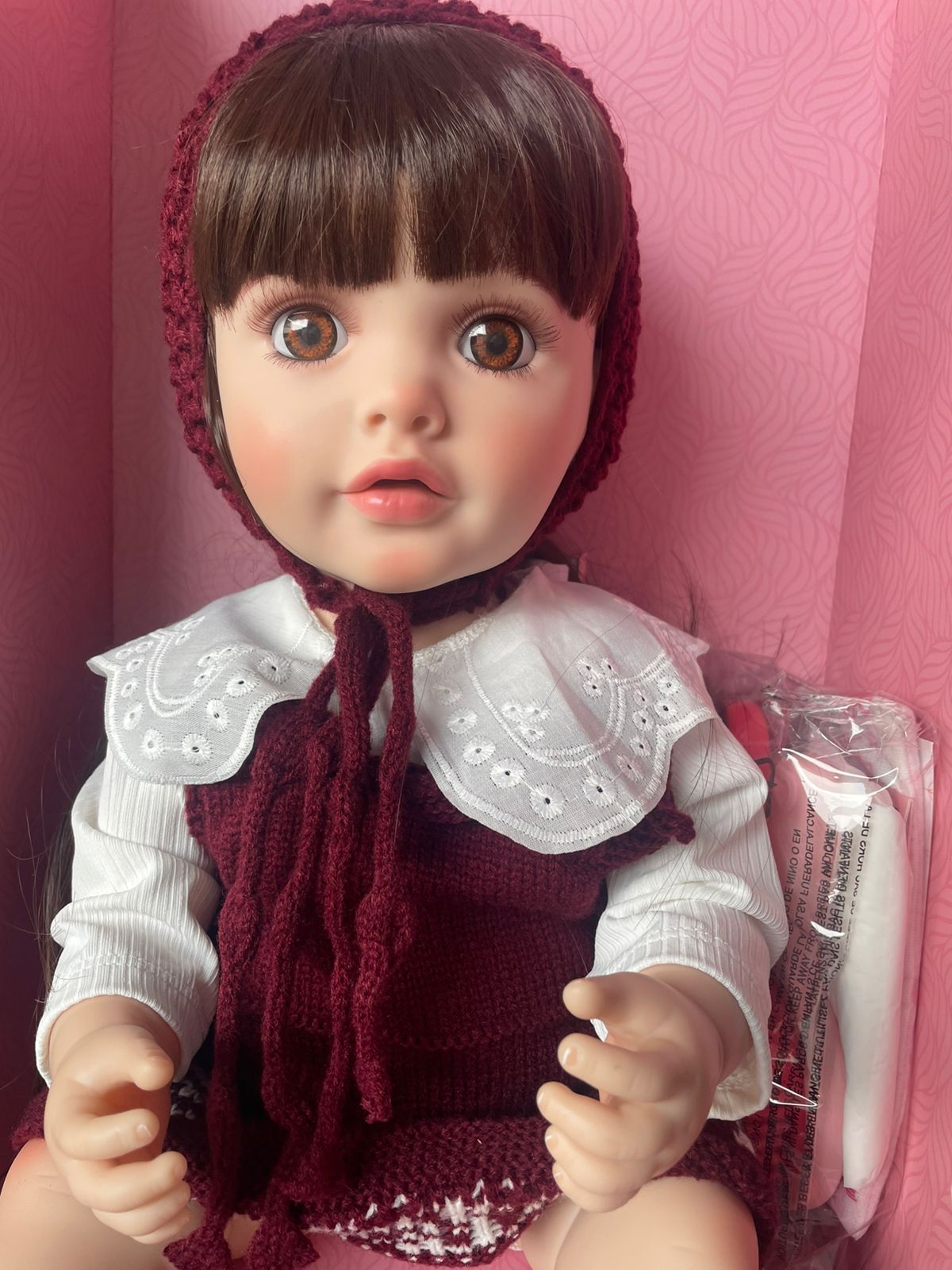 MUÑECA CON SONIDO RESPONDE A LA VOZ
ALTURA 
65CM
CON ACCESORIOS - 1