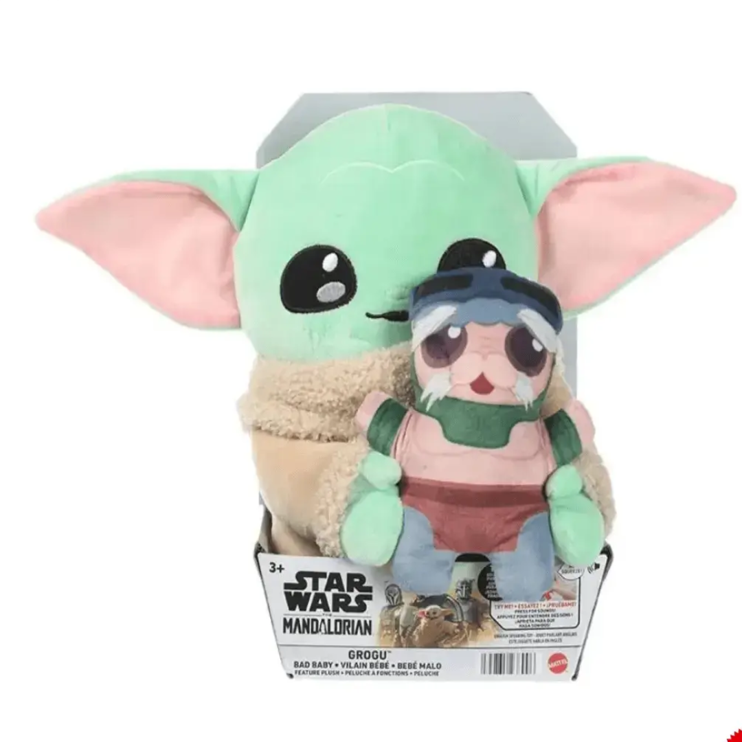 PELUCHE STAR WARS BABY GROGU CON SONIDO - 1