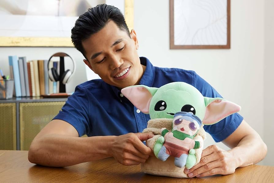 PELUCHE STAR WARS BABY GROGU CON SONIDO - 2