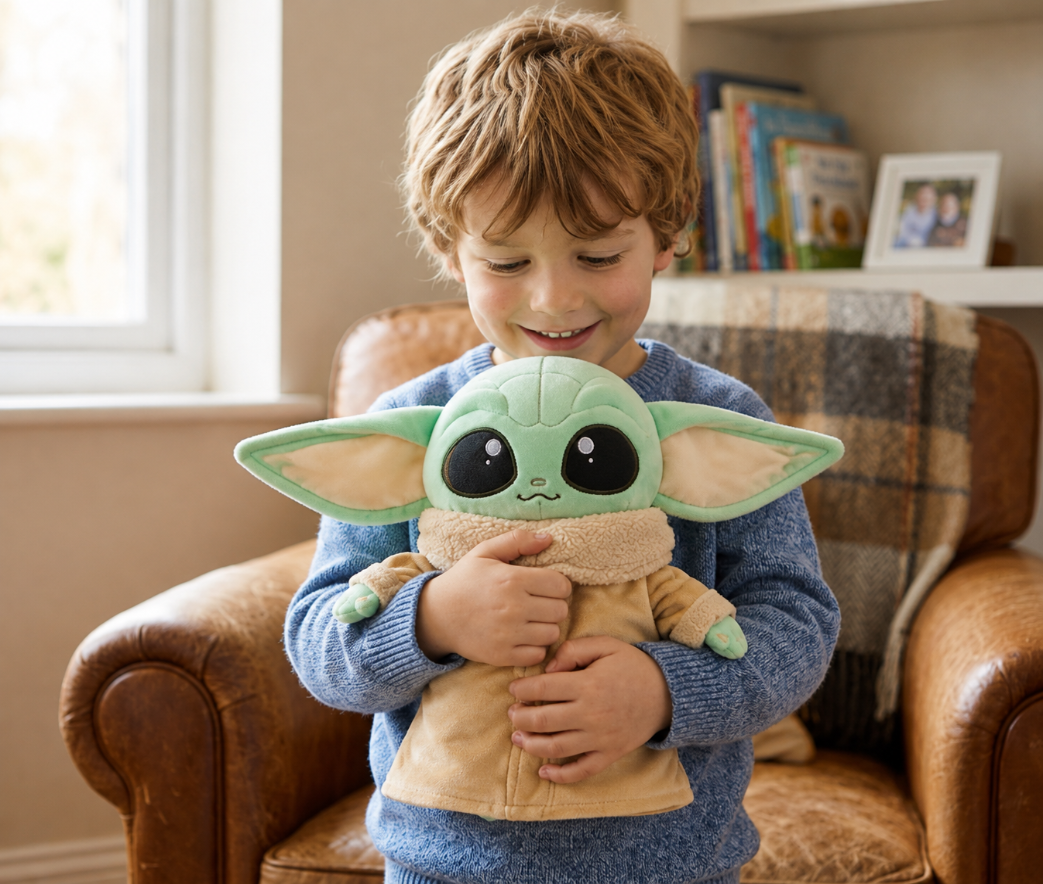 PELUCHE STAR WARS BABY GROGU  SALTARIN SIN SONIDO - 2