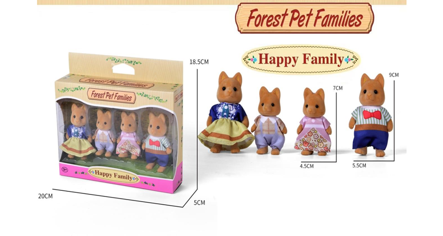 SET DE MINI TERNURINES | FAMILIA DE CANGUROS - 1