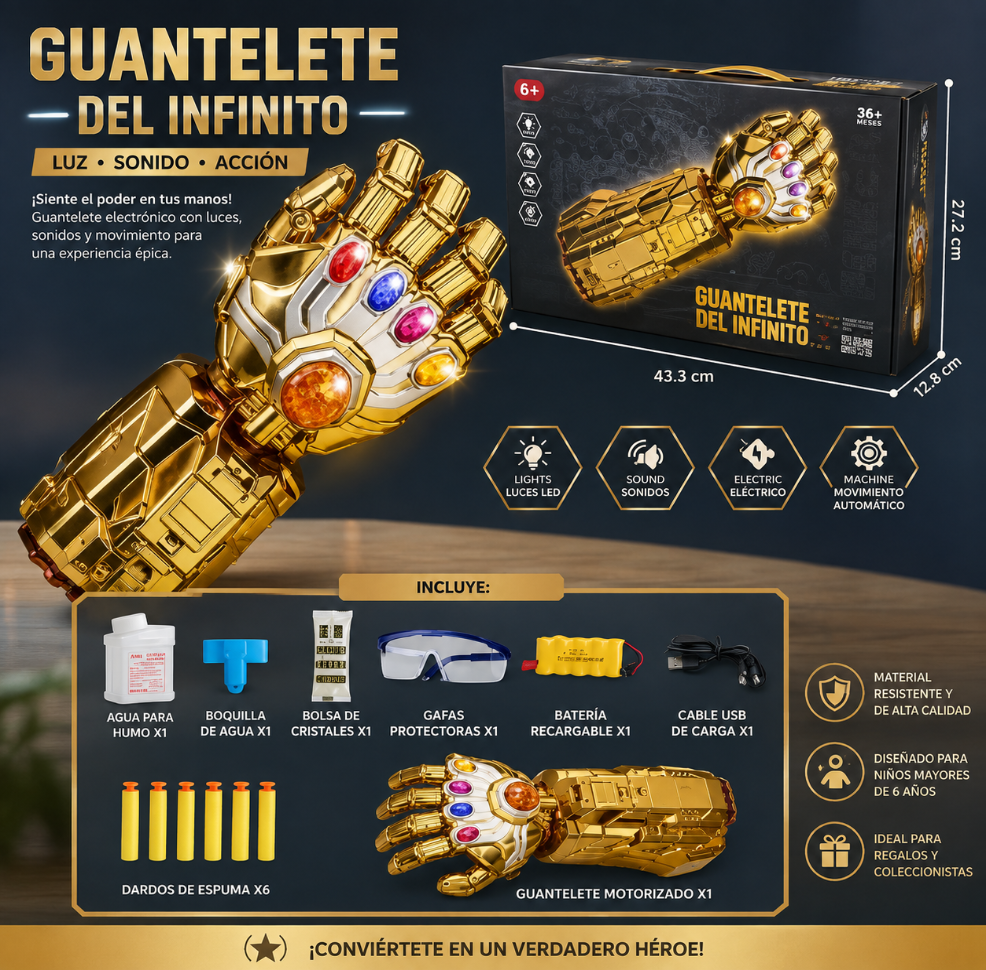 SET MANO GEMAS DEL INFINITO - 1