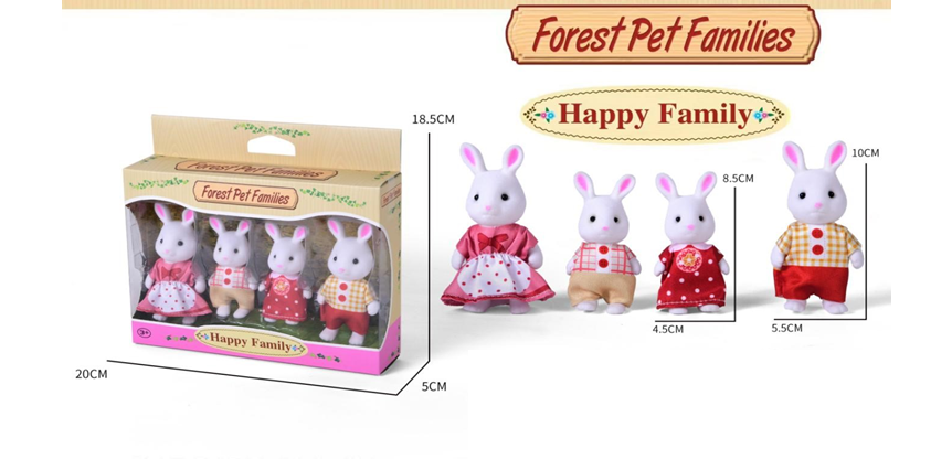 SET DE MINI TERNURINES | FAMILIA DE CONEJITOS - 1