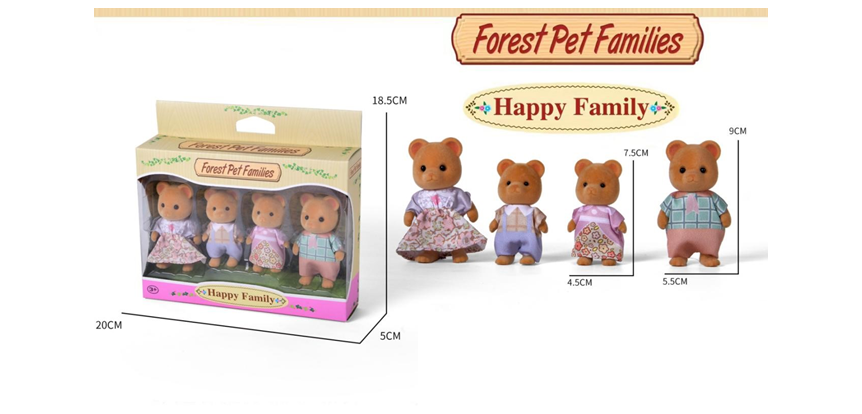 SET  DE MINI TERNURINES | FAMILIA DE OSITOS - 1