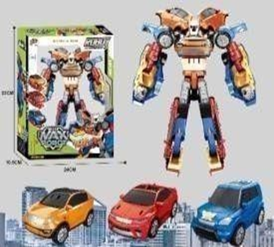 Set 3 en 1 Autos Transformables - 1