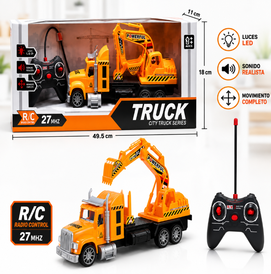 Camión Excavadora a Control Remoto - 1