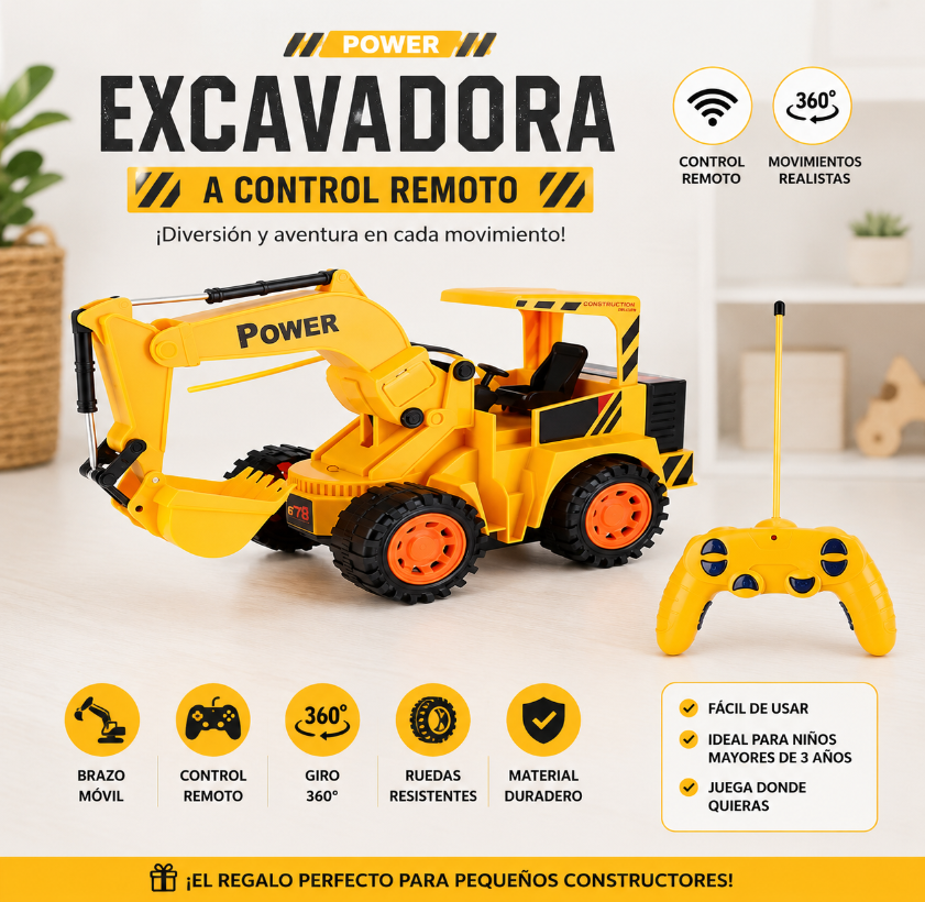 CARRO CONTROL REMOTO CONSTRUCTOR - 1