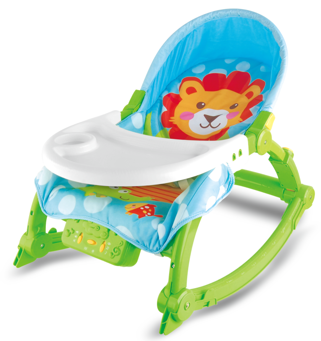 Silla  Mecedora en  Verde - 2