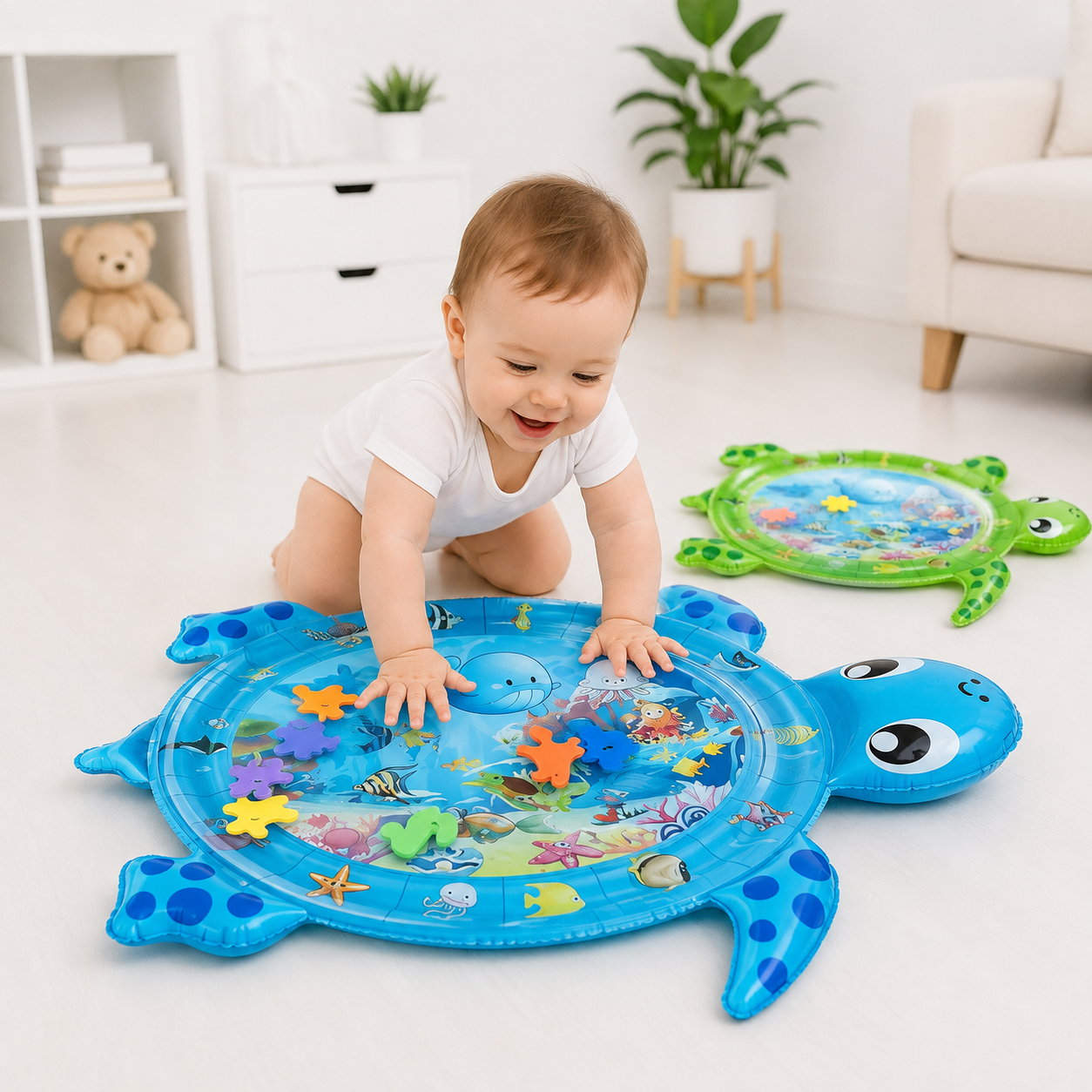 ALFOMBRA INFLABLE DE AGUA ESTIMULADORA SENSORIAL - 1