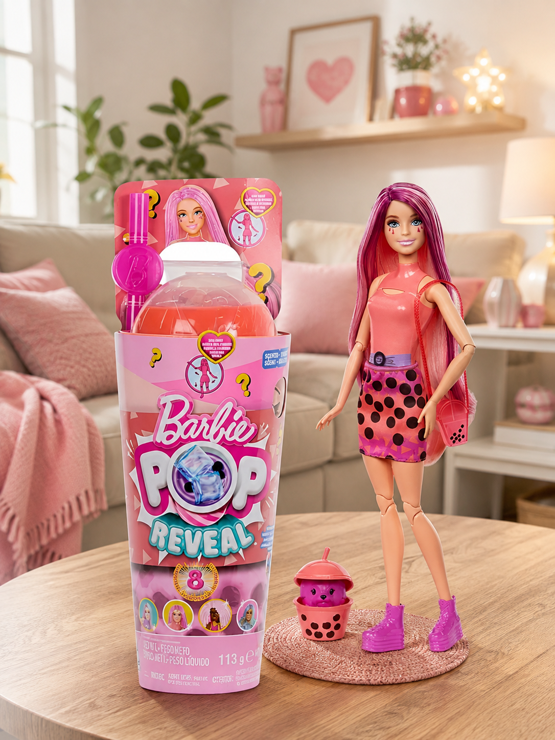 Muñeca Barbie Pop Reveal Boba Tea Mattel Htj18 - 1