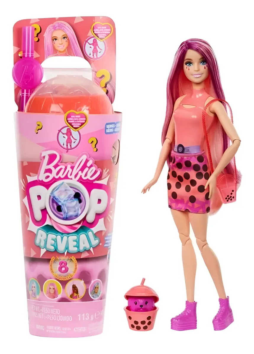 Muñeca Barbie Pop Reveal Boba Tea Mattel Htj18 - 3