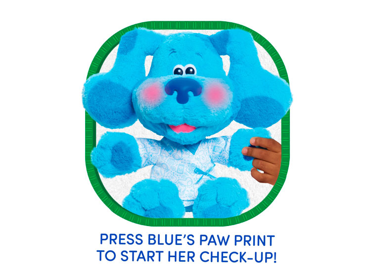 PELUCHE BLUES CLUES 49563 ELECTRONICO PISTAS BLUE DOCTOR - 3