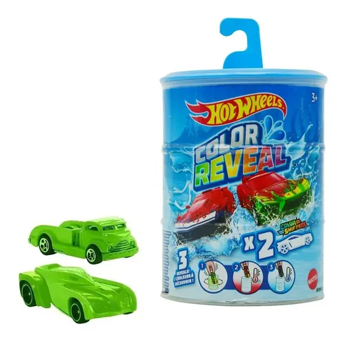 VEHICULO HOT WHEELS GYP13 COLOR REVEAL PAQUETE 2 AUTOS - 2