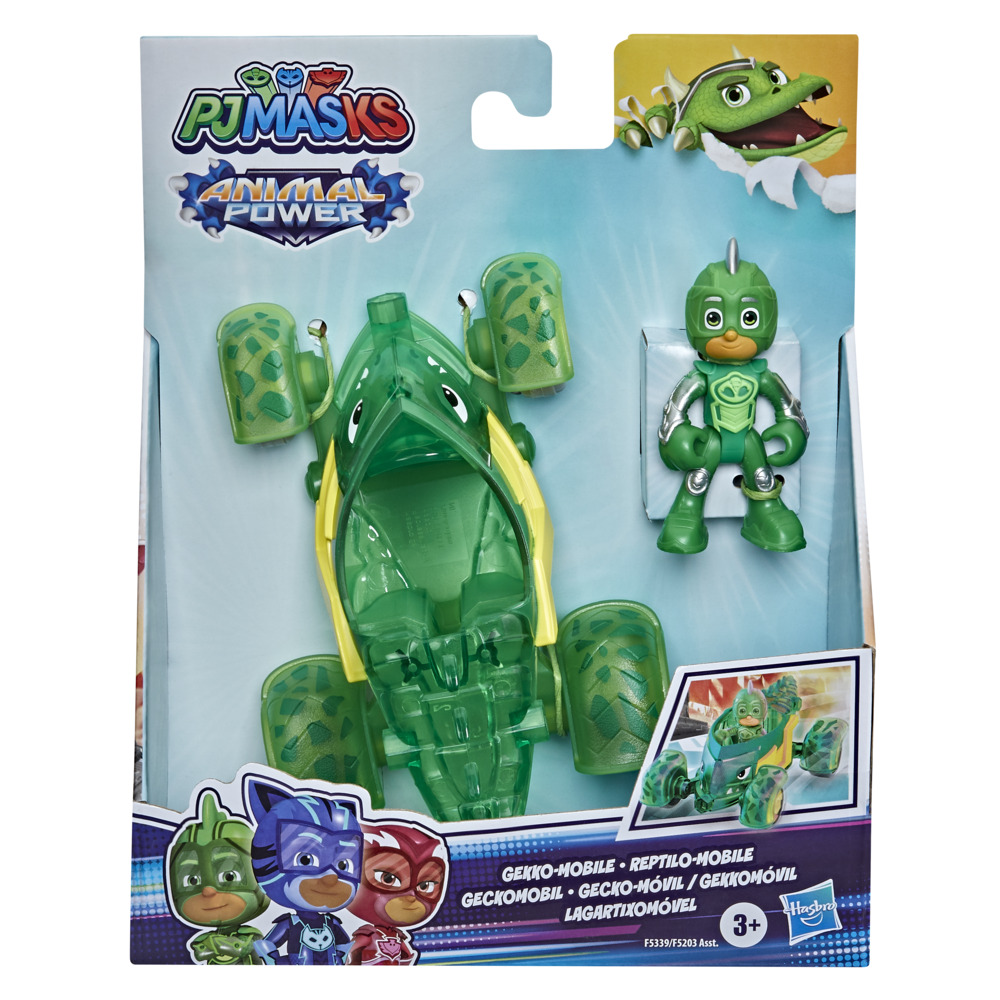 Vehículo de poder animal de los héroes de PJ Masks - Gekko-Mobile F5339/F5203 - 1