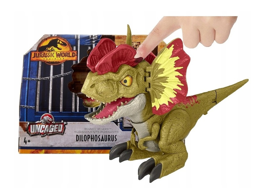 Jurassic World - Dinosaurio Dilophosaurus con sonido y movimiento - 1