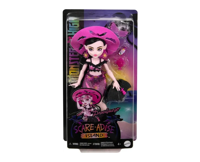 Monster High Draculaura Playa Isla Del Terror Hrp66 - 1