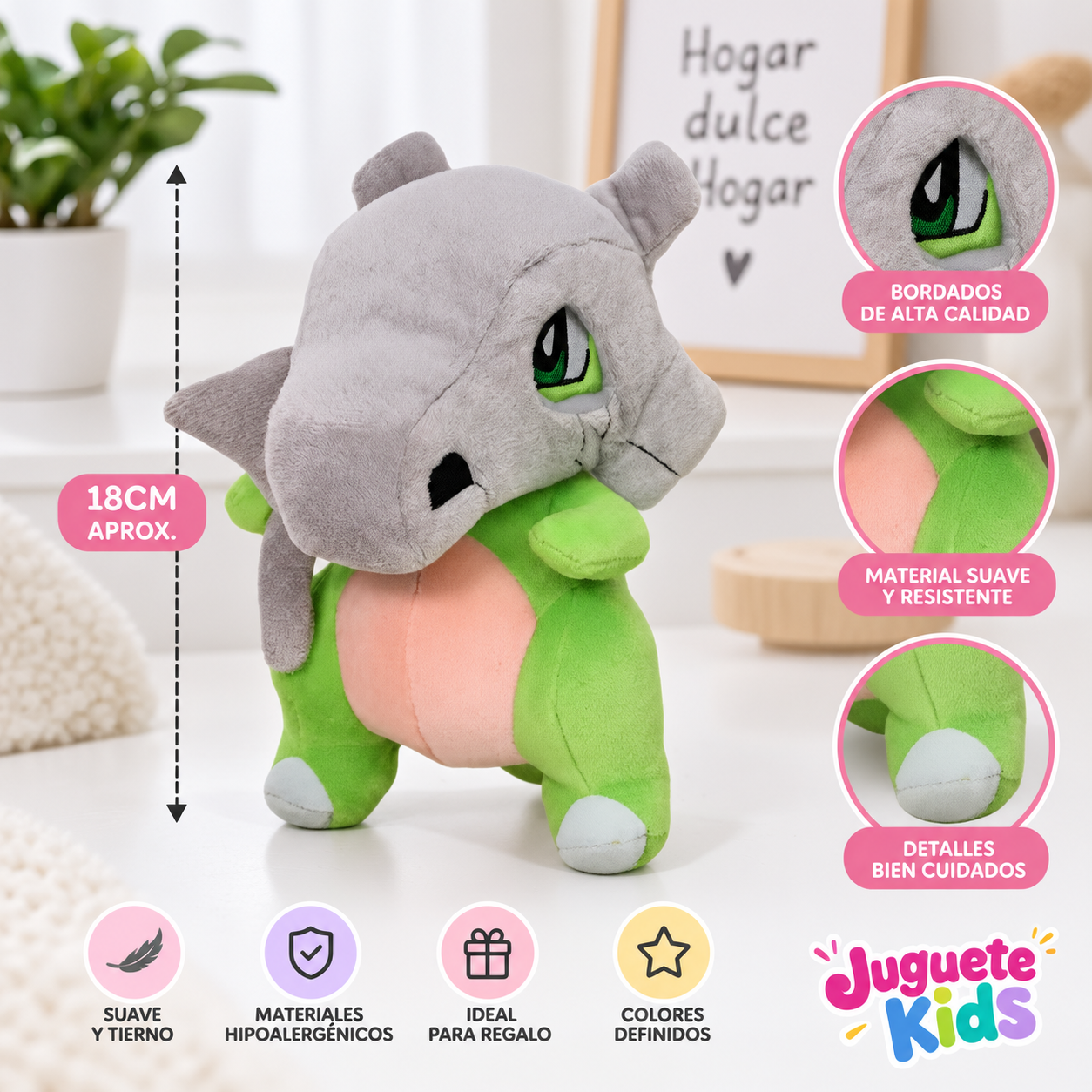 PELUCHE DE CUBONE SHINY COLECCIONABLE - 1