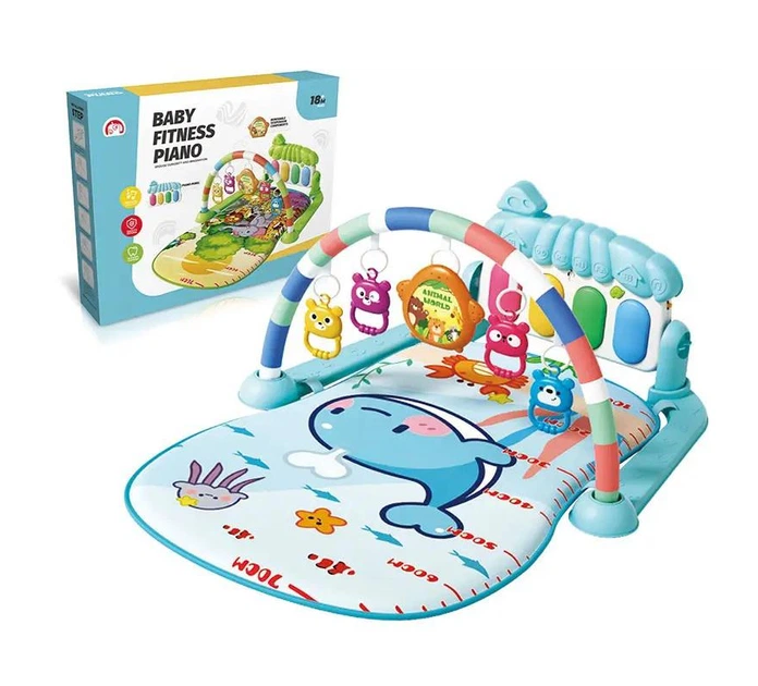 GIMNASIO PARA BEBE MUSICAL CELESTE - 1