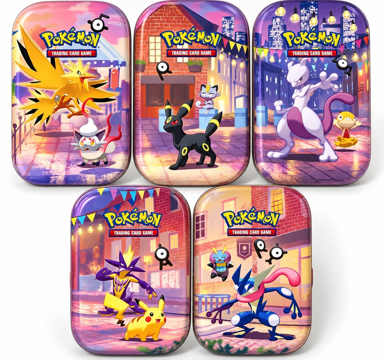 POKÉMON TCG 30.º ANIVERSARIO MINI TIN LATA CON 2 SOBRES Y HOJA DE STICKERS EN INGLÉS - 1