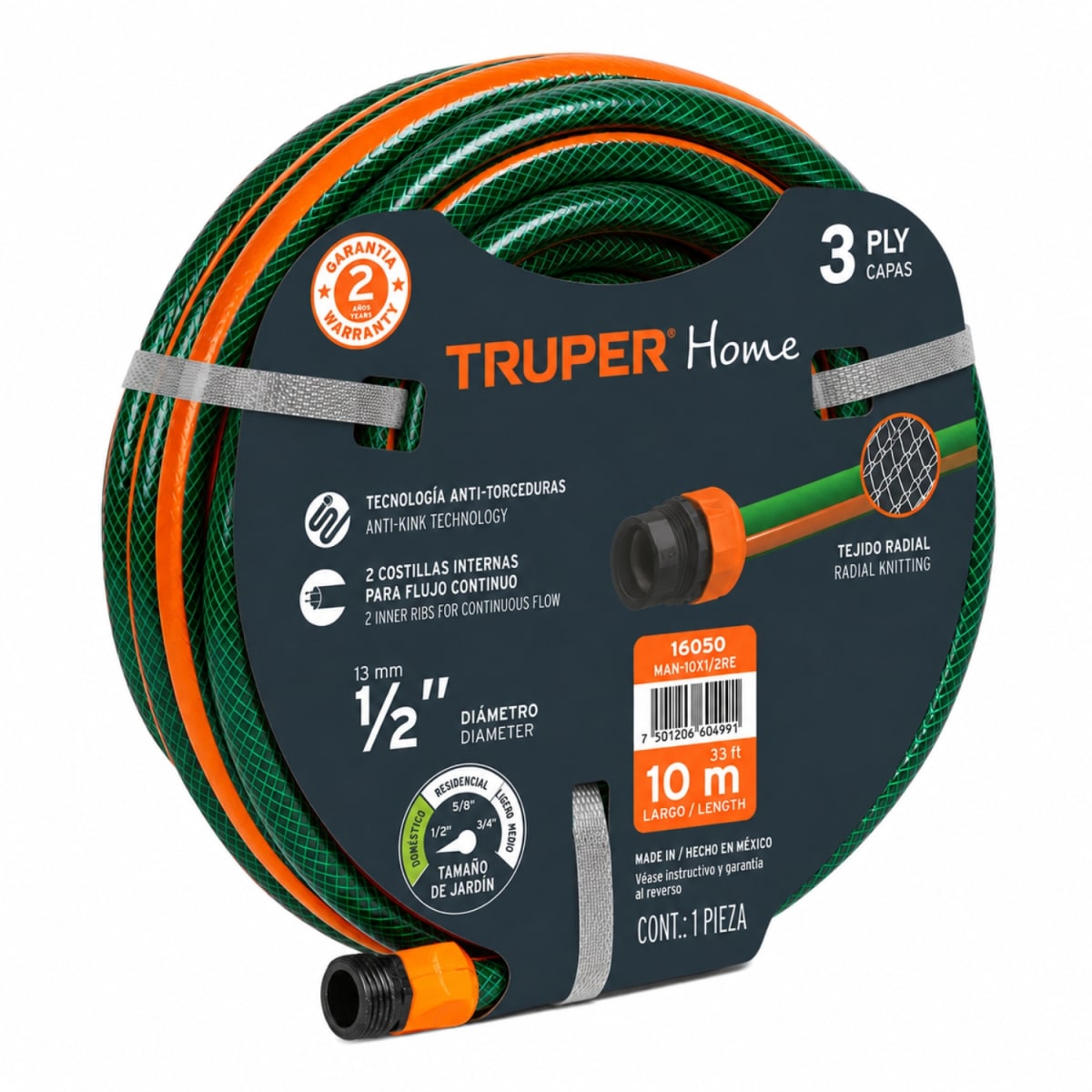 HIDROLAVADORA TRUPER PORTATIL 1500 PSI + MANGUERA 10M - 7