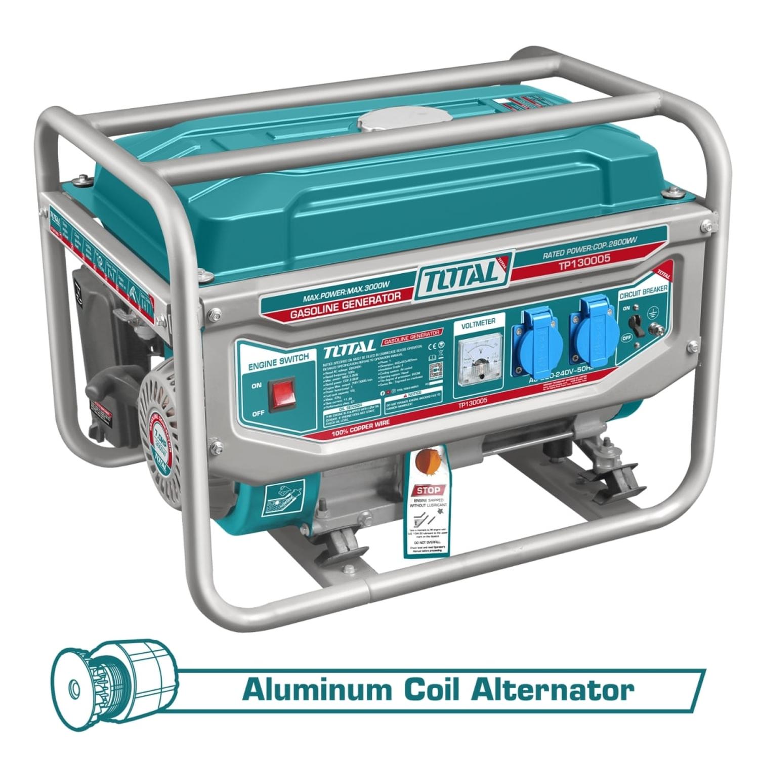 GENERADOR GASOLINERO 3000W INDUSTRIAL TOTAL - 4
