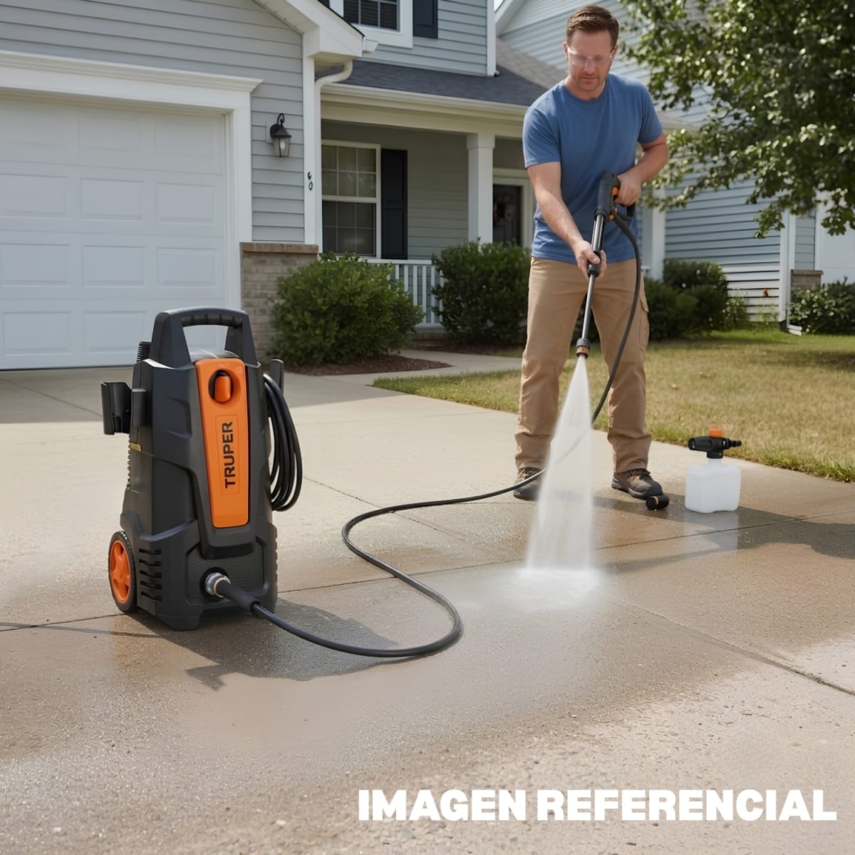 HIDROLAVADORA 1500 PSI + TALADRO PERCUTOR 600W TRUPER - 2