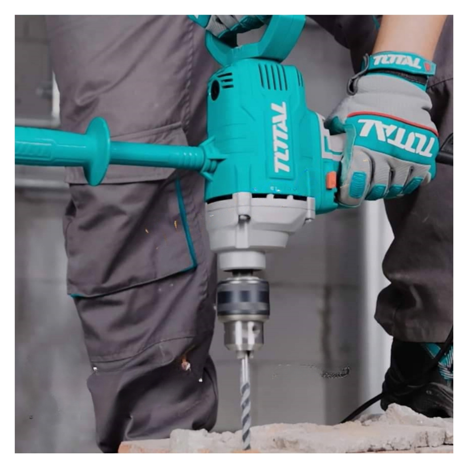 TALADRO MEZCLADOR 1100W INDUSTRIAL TOTAL - 6