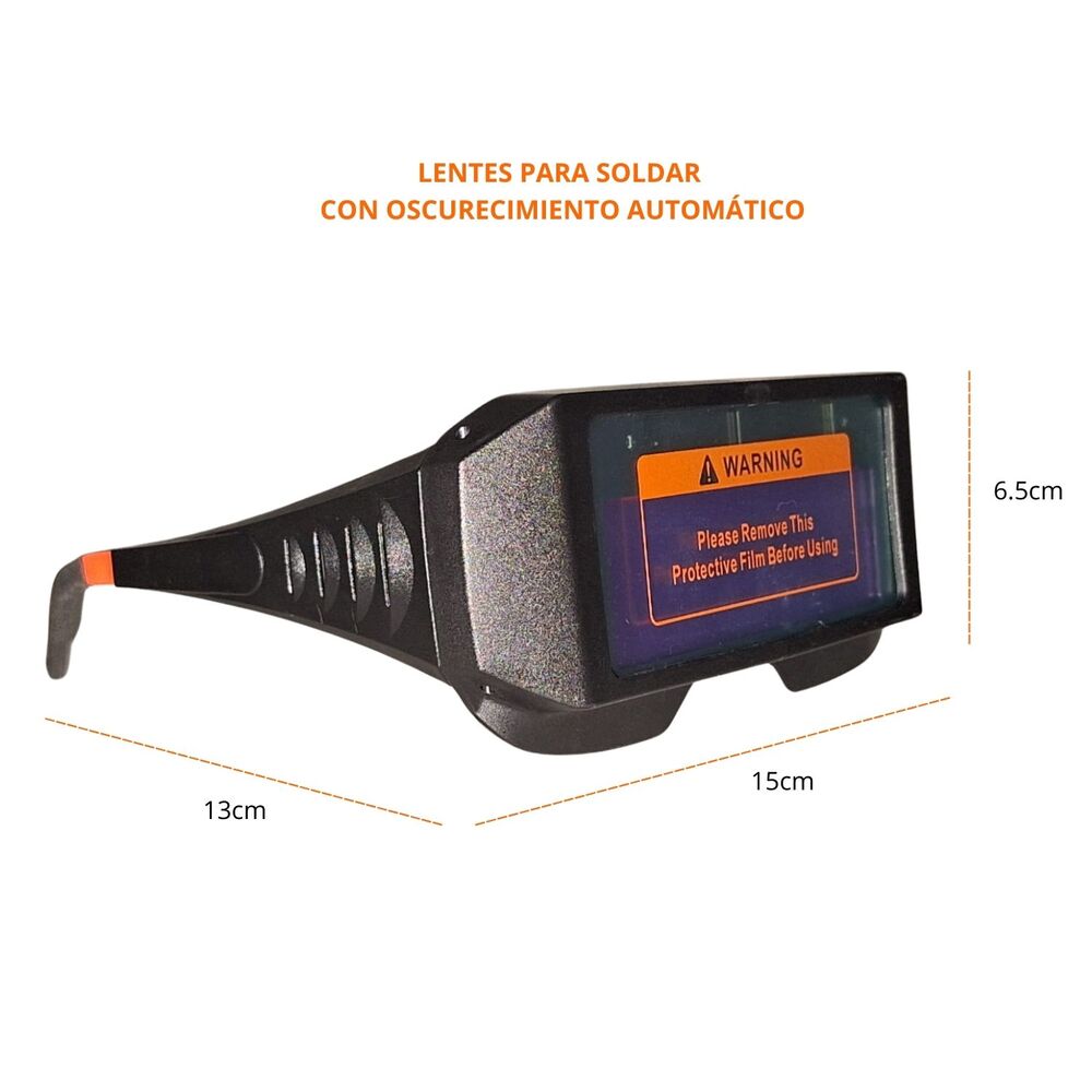 SOLDADORA INVERSORA 130A + LENTES FOTOSENSIBLES REDBO - 2