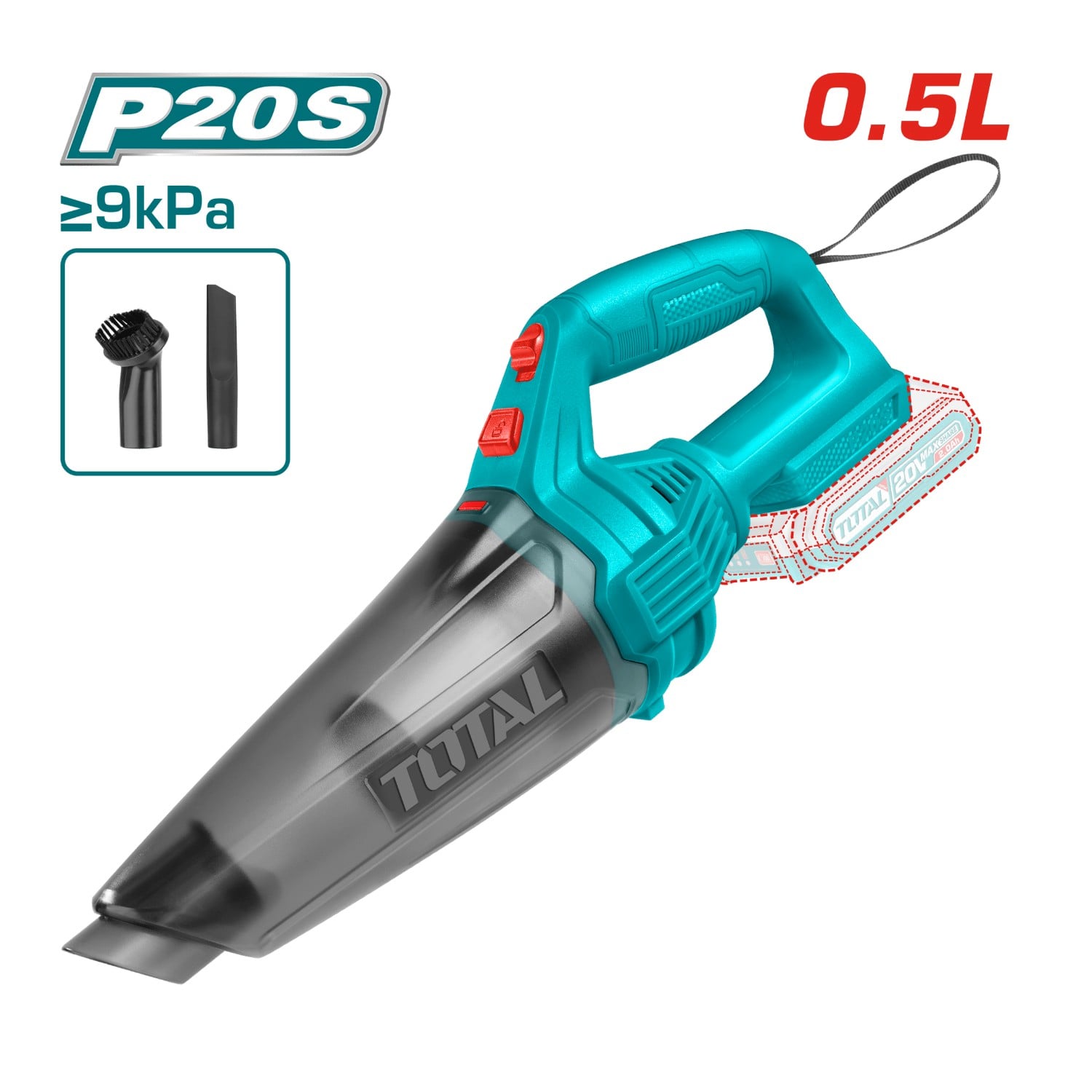 COMBO PISTOLA PARA PINTAR + HIDROLAVADORA + ASPIRADORA 20V TOTAL - 4