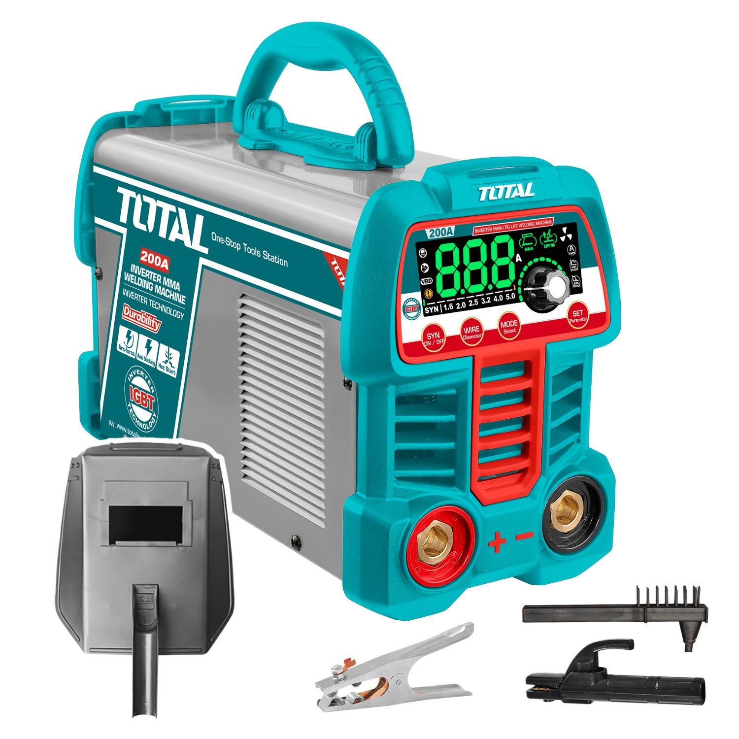 SOLDADORA INVERSORA MMA/TIG 200A TOTAL - 1