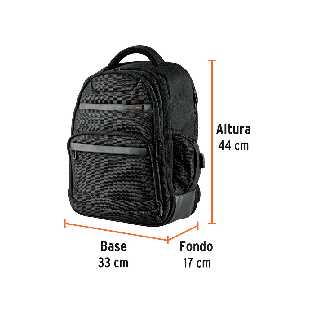 COMBO TALADRO 600W + 100 BROCAS Y PUNTAS + MOCHILA TRUPER - 9