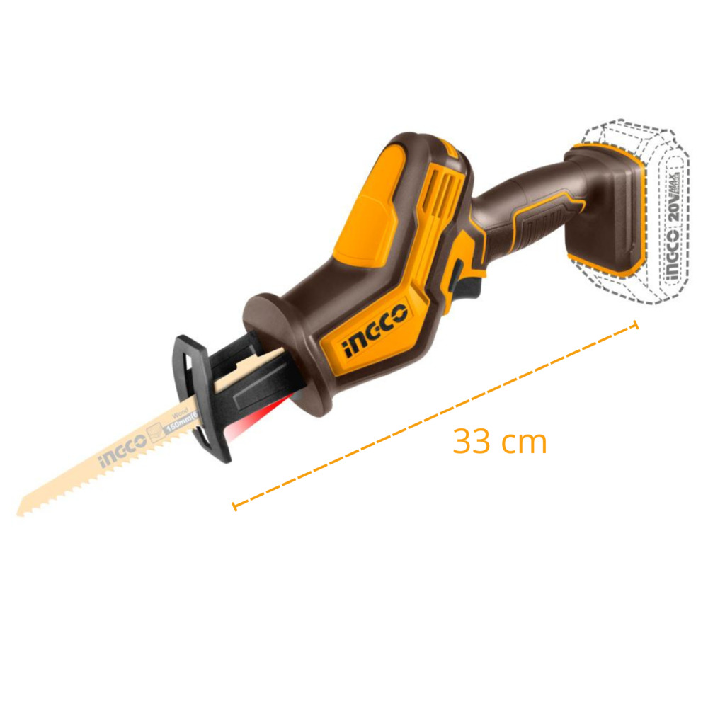 SIERRA SABLE A BATERIA 20V P20S INGCO SIN CARGADOR - 3