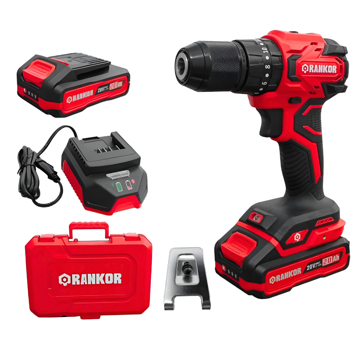 TALADRO ATORNILLADOR PERCUTOR 70NM INDUSTRIAL, BATERÍA DE 20V RANKOR - 2