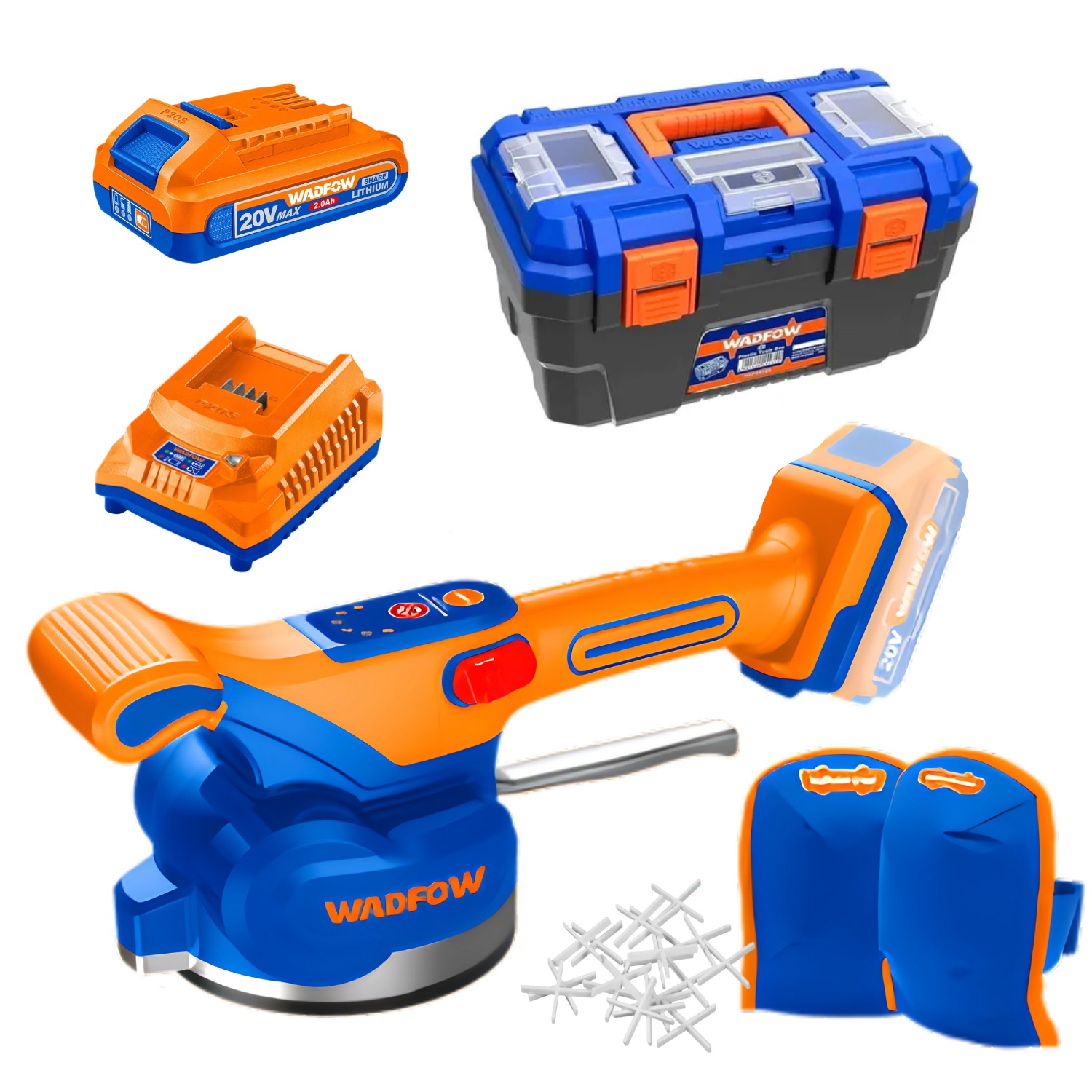 VENTOSA VIBRADORA PARA MAYOLICA 20V WADFOW - 1