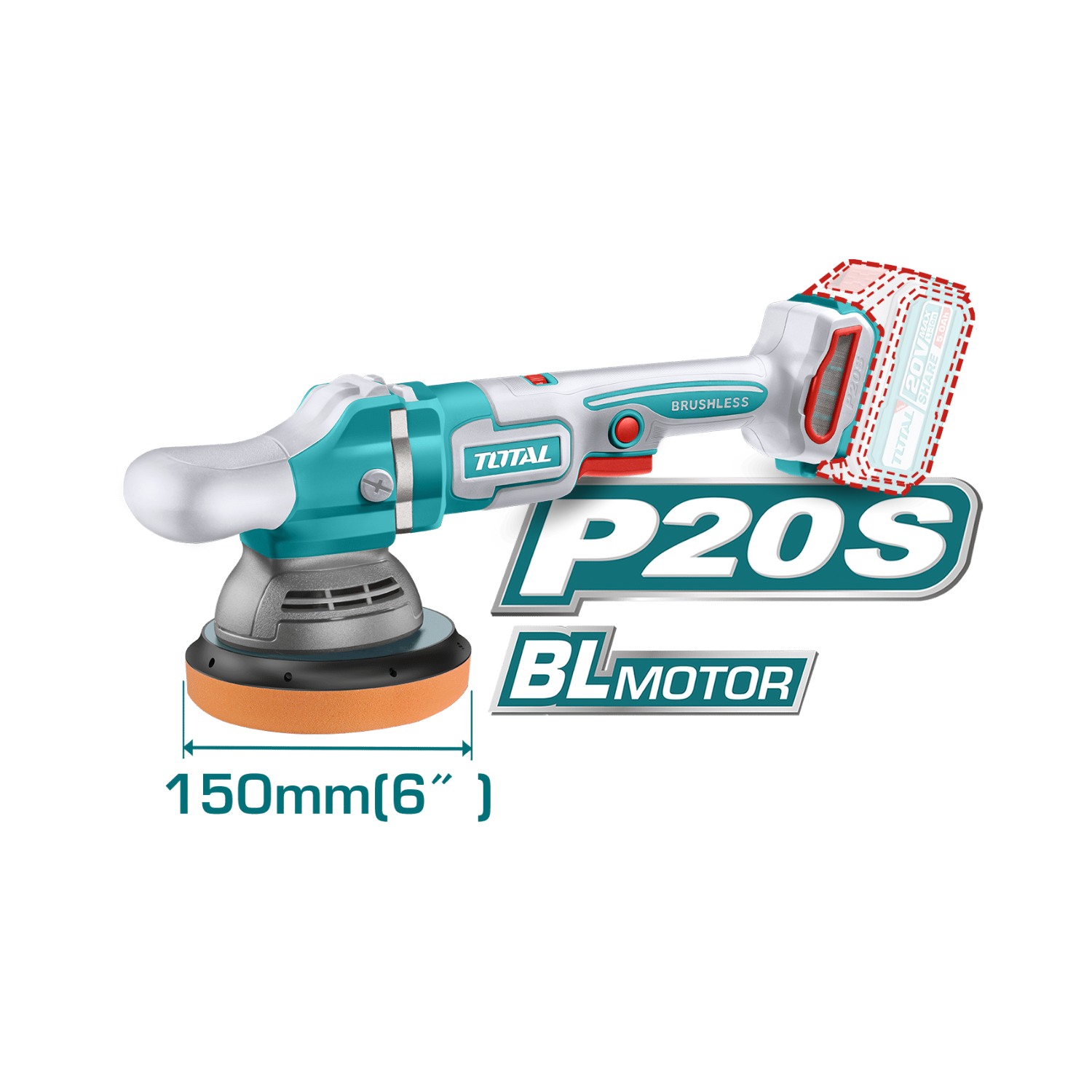 COMBO LLAVE DE IMPACTO + PISTOLA DE CALOR + PULIDORA INDUSTRIAL TOTAL - 3