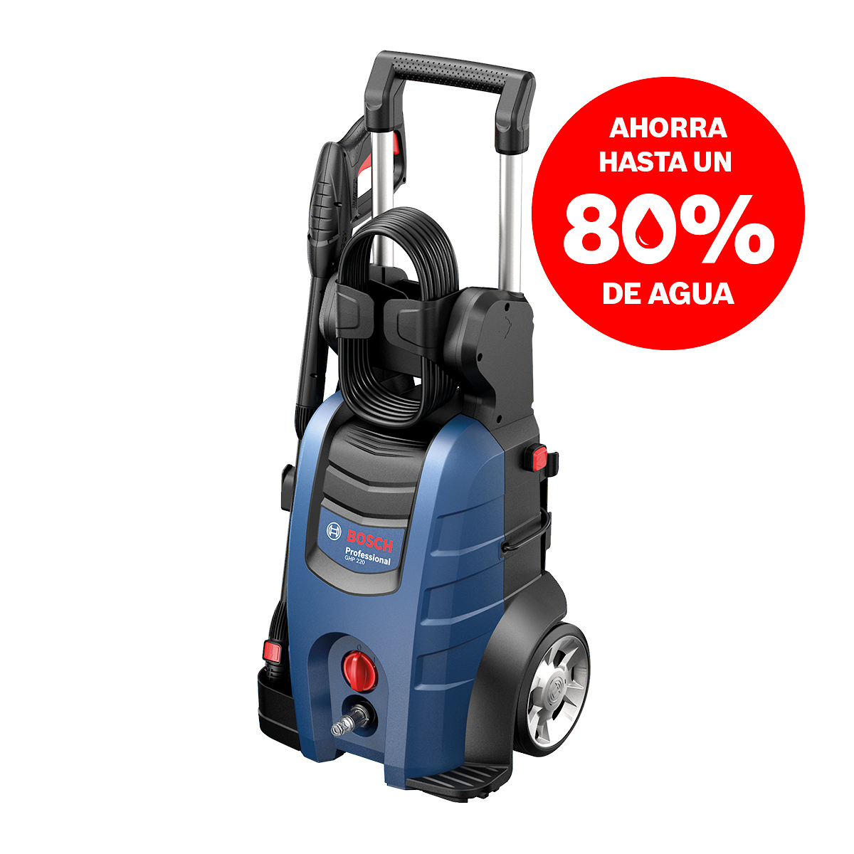 HIDROLAVADORA PROFESIONAL BOSCH GHP 220 ALTA PRESIÓN 2100W
