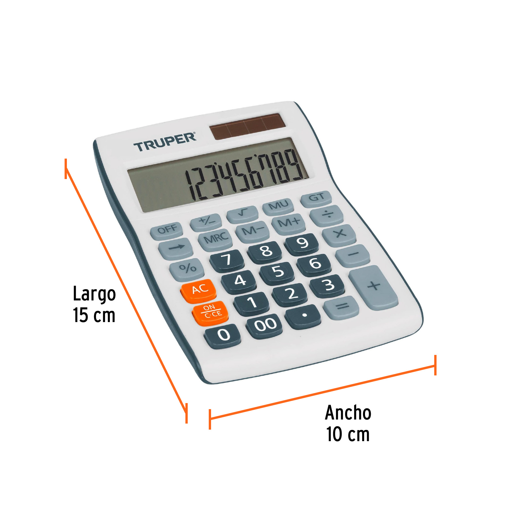 CALCULADORA COMPACTA DE ESCRITORIO TRUPER - 3