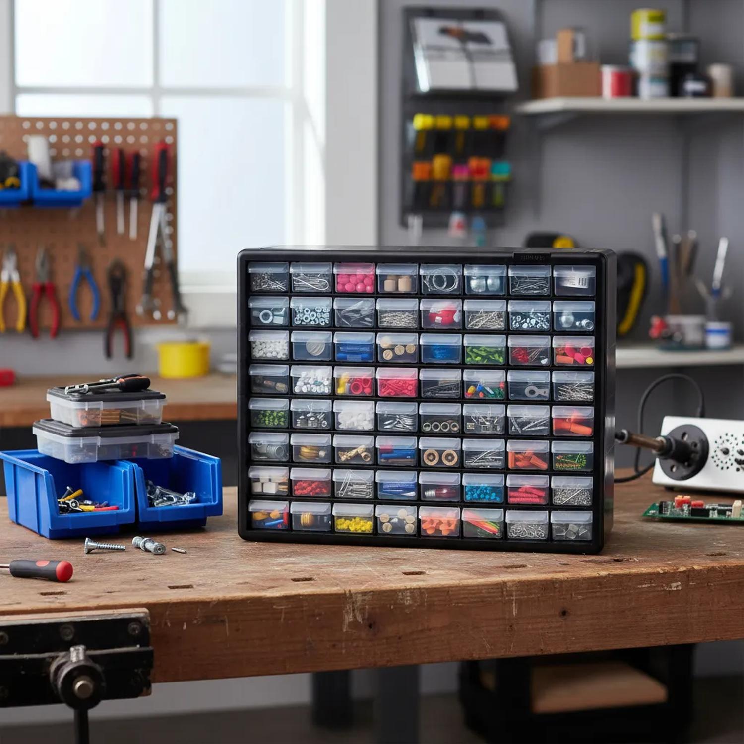 ORGANIZADOR 20 PULGADAS CON 64 COMPARTIMENTOS TRUPER - 2